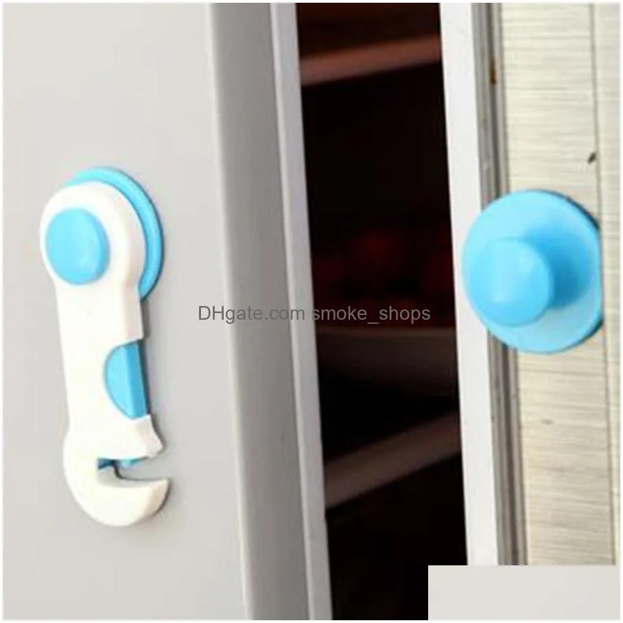 Child Safety Door Lock Protector For Home Use Pink/Blue Refrigerator Loc,  Simple Plastic Lock For Children DH0918 From Smoke_shops, $0.33